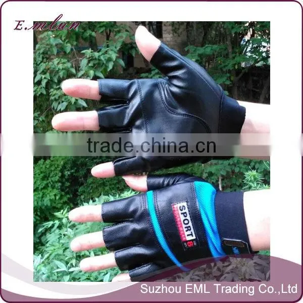 New outdoor sports protective gloves PU leather gloves ride bicycle gloves