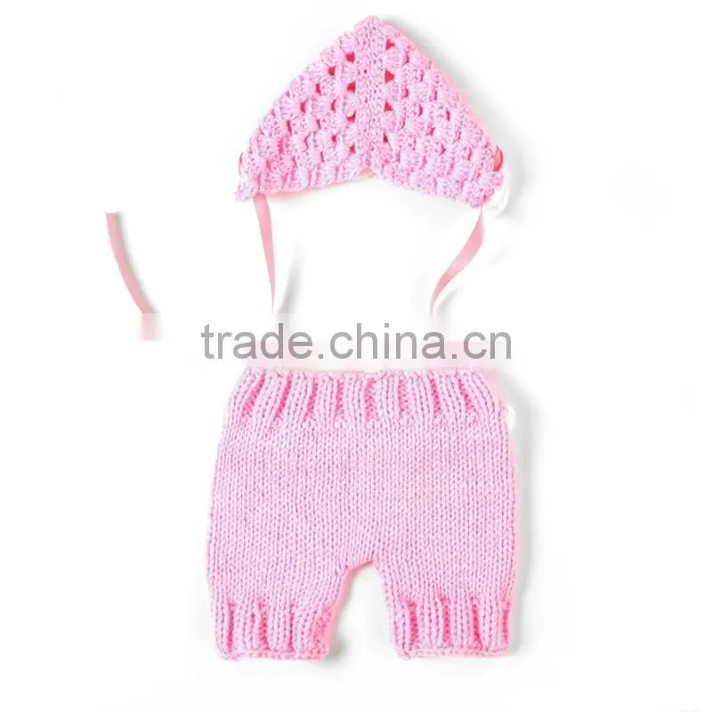 Hot newborn baby boys knitted crochet costume photo photography prop outfits LBP20160218-29