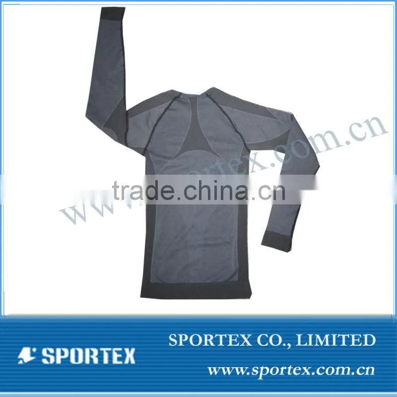 2013 OEM New Design Men's Compression shirts / High quality seamless base layer/Seamless sportswear