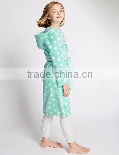 1538 child flannel robe kids bath robe for boys and girls in winter robe sleepwear
