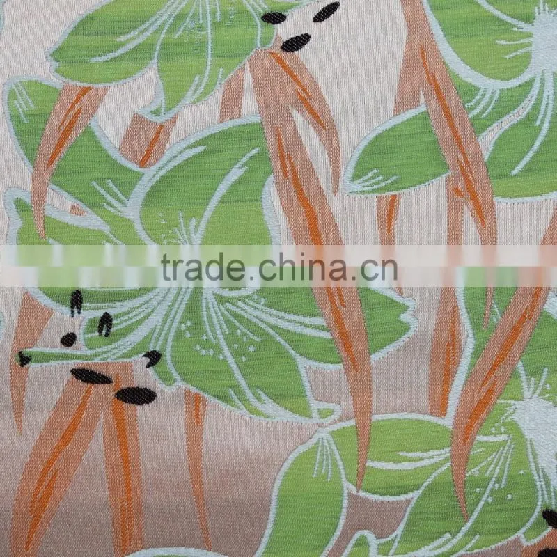 China beautiful jacquard polyester fabric, 170cm garment fabric