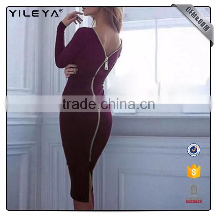 New style sexy zipper dresses,back zipper dress,sex lady dress