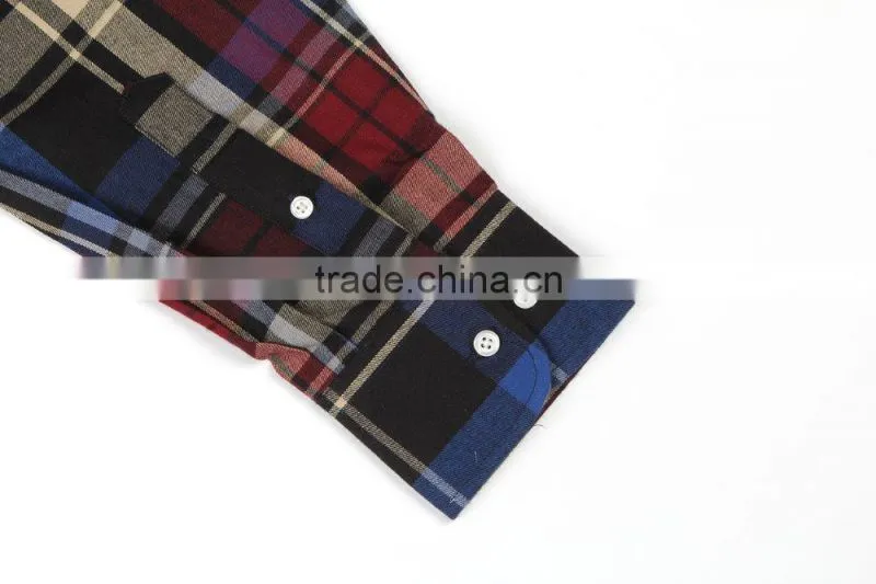 new fashion men dress shirt men causal shirt flannel plaid men shirt 2017
