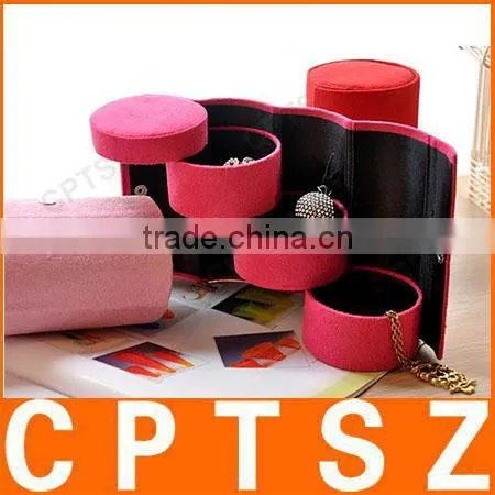 Wholesale Top Grade Three Layers Jewelry Boxes Jewellery Gift Box For Stud Earrings Rings Necklace Bracelets
