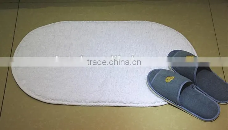 round cotton anti-slip hotel bath rug