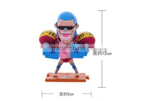 Hot Japanese Animation One Piece action figure PVC doll toys One Piece Q version figure