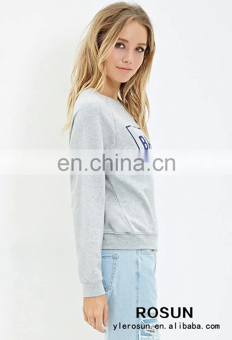 Cheap Custom Barcelona Raglan cotton sweatshirt