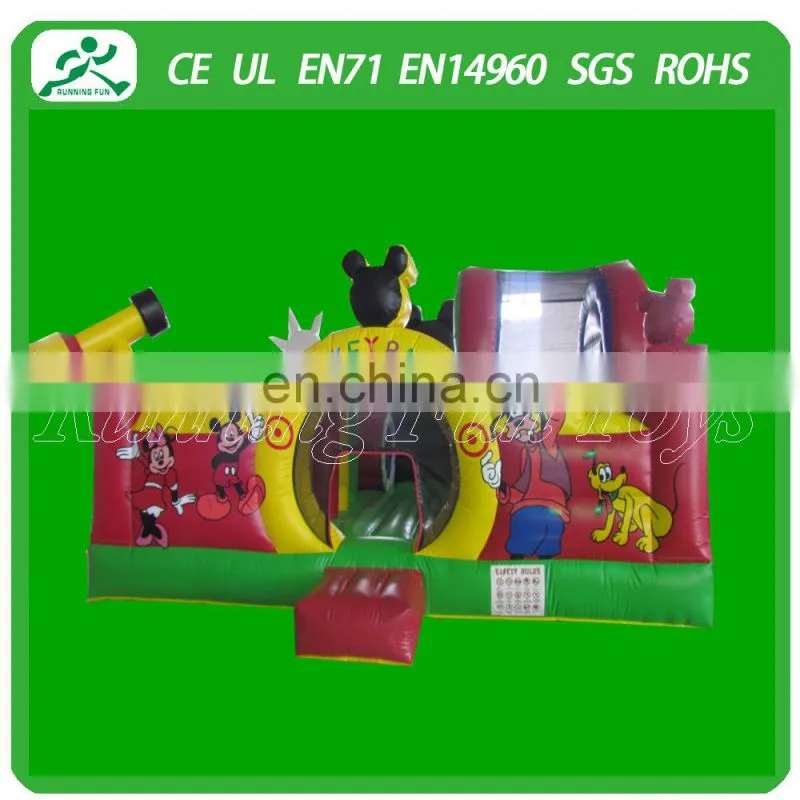 New design clown inflatable fun city for outdoor games