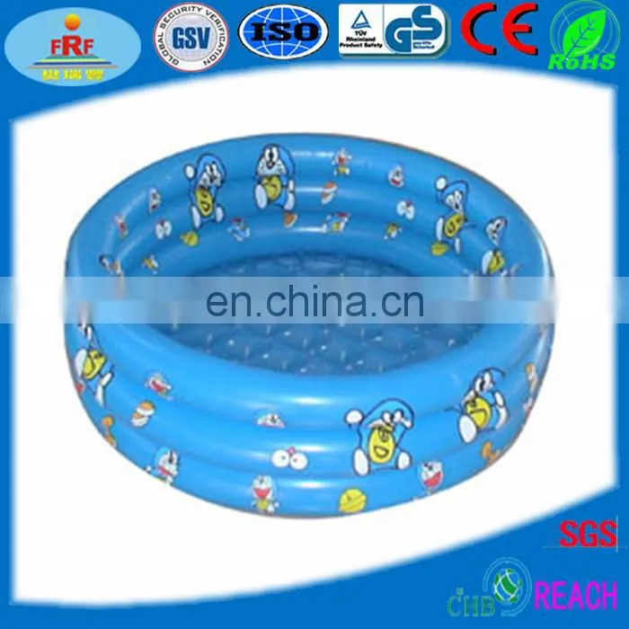 Inflatable Round Swimming Pool With Crystal Bottom