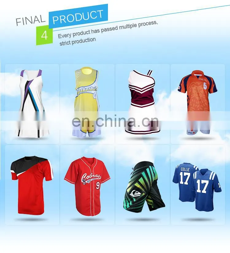 Digital sublimation printing Quick dry Rugby uniforms with Custom logos
