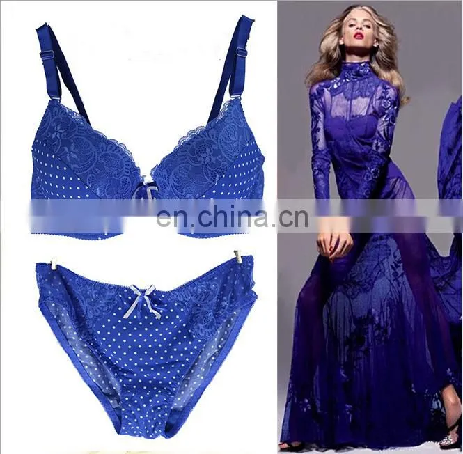 plus size D Cup bra set new sexy fancy bra panty set