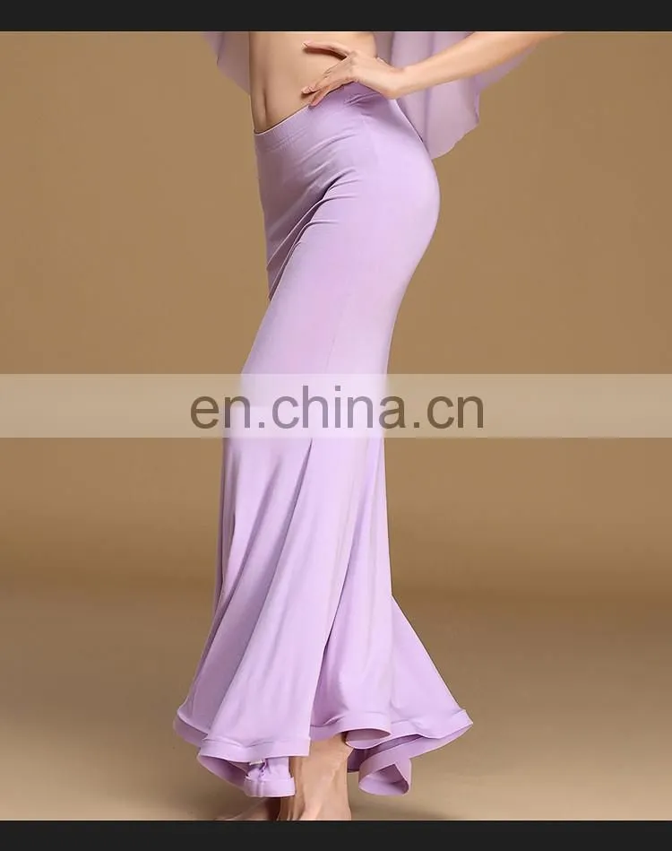 Q-6058 Arabic long circle modal women belly dance skirt