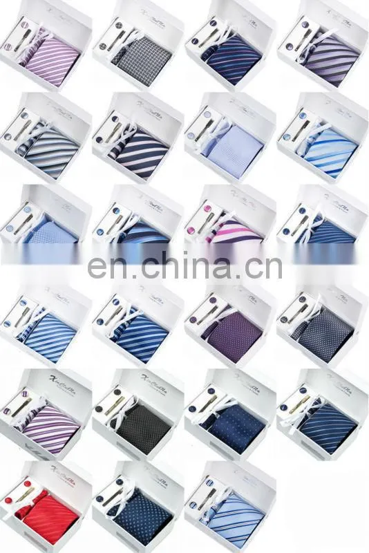 Well Packaging Mens Fashion Silk Woven Neckties