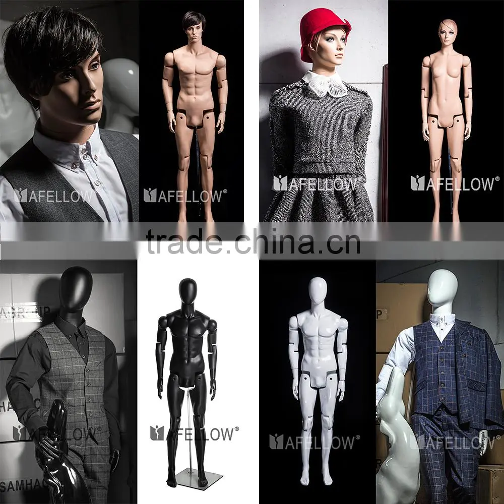 Moveable realistic skin color Male Mannequin