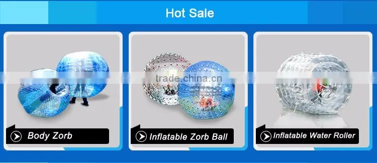 Aqua inflatable water walking balls PVC / TPU giant zorb ball for sale