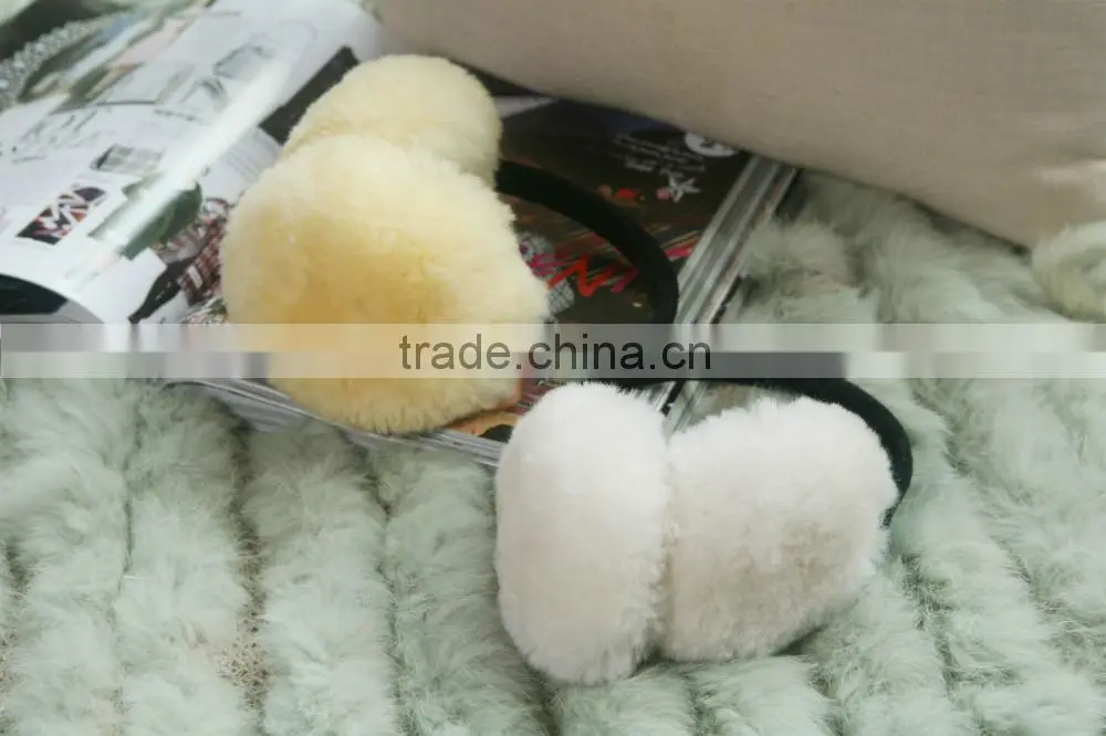 2015 Fashion Accessories Australia Sheepskin Wholesale Earmuffs