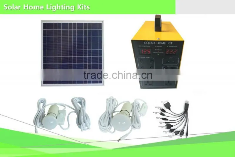 OEM available Alibaba Trade Assurance Supplier home application portable solar kit