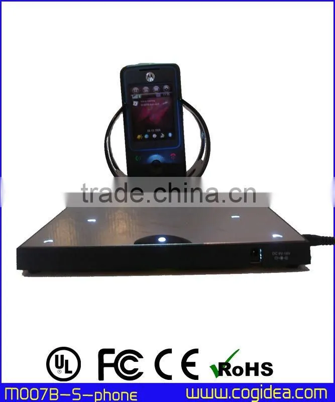 mirror base design magnetic floating pop display levitating phone display with leds