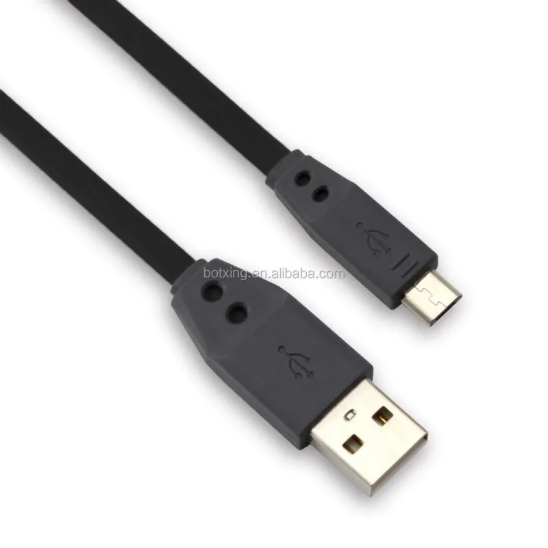 3.3ft/1m high quality flat micro usb fast charging data cable sync charger for Vivo Oppo android phone