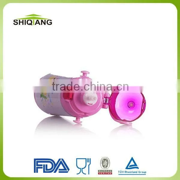 Children straps thermos bottle with various spray painting,BL-1042