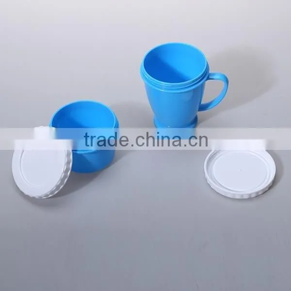 plastic 200ml snack box and 300ml plasic mug with lid