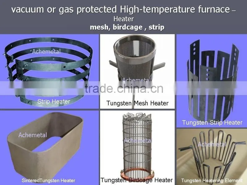 furnace rod tungsten heater