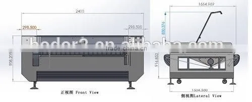 China Bodor Doublei-head (Movable) Auto Feeding Laser Cutting Machine BCL1610XH2H(M)A