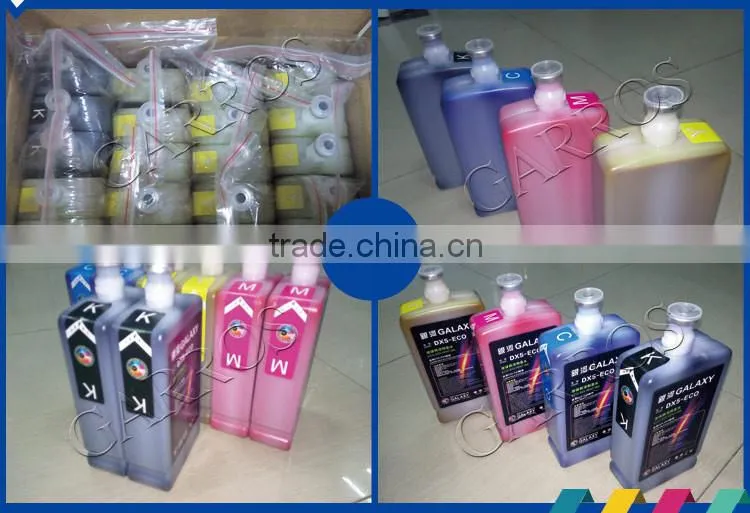 Original Galaxy Eco Solvent Ink Compatible With Dx5 Dx4 Printhead