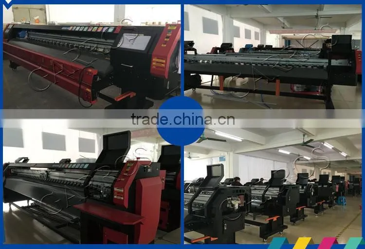 Garros Larger Format Konica Solvent Printer With 8 pcs Konica 512 Print Head