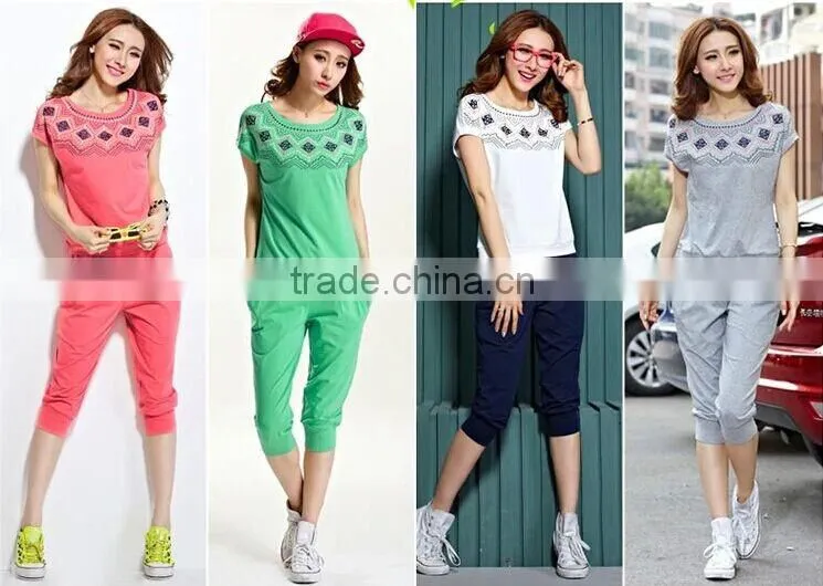 2015 New Fashion Women Clothing Suit Online Shopping Wholesale Fitness Apparel from China