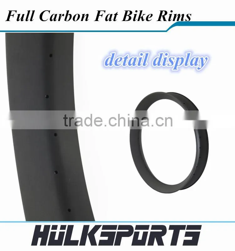 Fat bicycle wheels Tubuless Hookless 90mm Width fat bike rims snow bike rim 32 holes rim