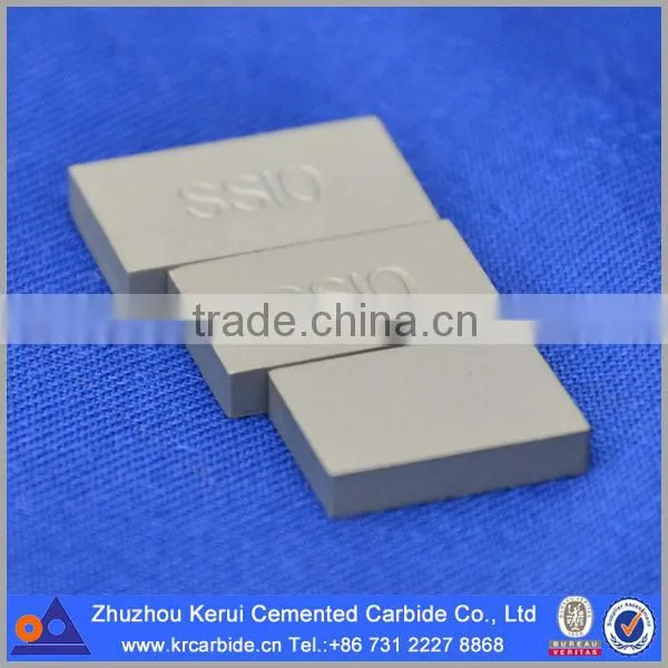 SS10 tungsten carbide brazing tips for granite cutting