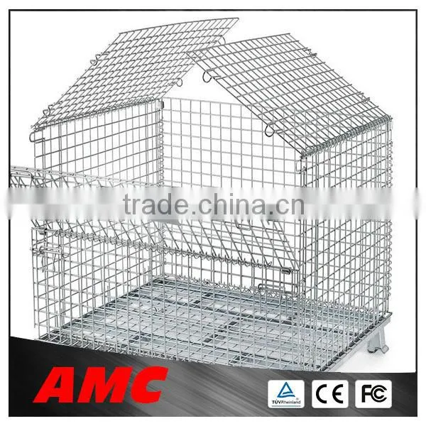 mesh box wire cage metal bin storage container