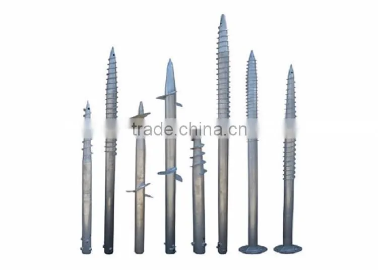 ground screw pile/solar ground screw/solar ground anchor