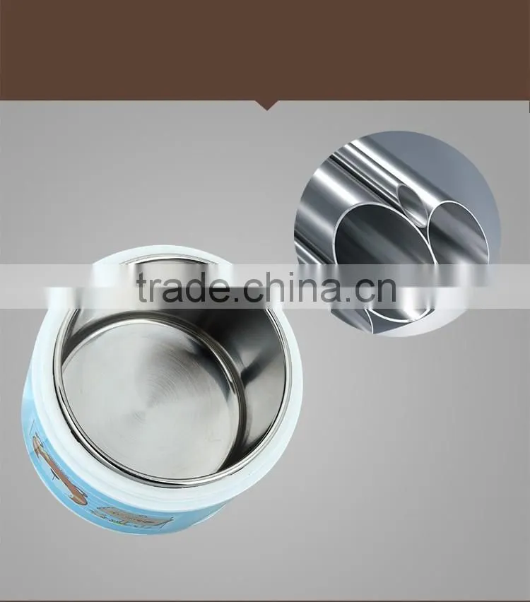 stainless steel bento food warmer container/ bulk layered lunch box thermal