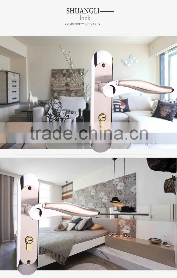 2015 Newest Hot Sale wood door lock from China supplier New product door and handle lock with BSN