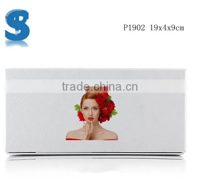 French Upper Classes Charming Lady Design UV Printed Art Paper Covered Perfume Gift Packaging Box With Die Cut EVA Insert P1902