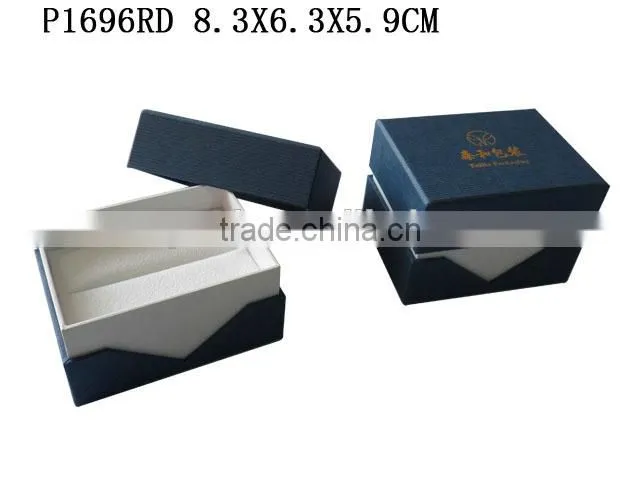 P1696R New Design Top and Bottom Shape Cardboard Paper Jewelry Ring Box
