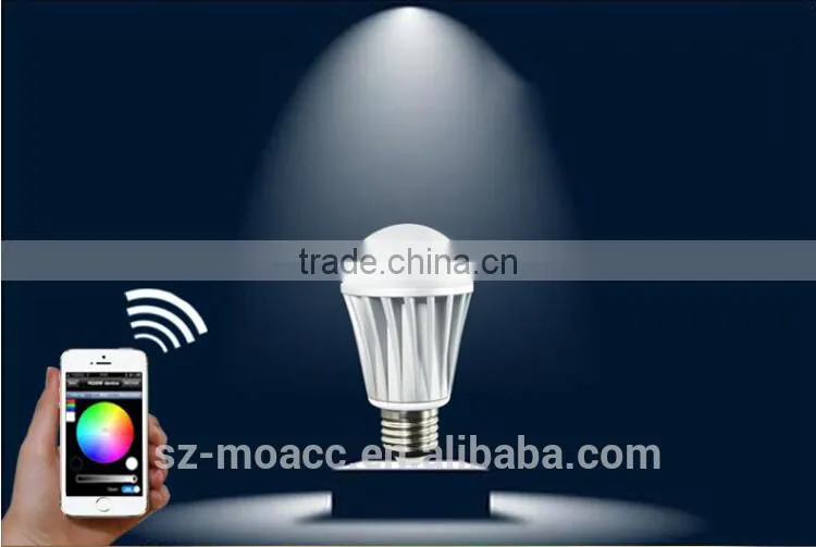 2015 hot selling wireless smart bulb bluetooth led bulb WiFi RGB Smart LED Bulb