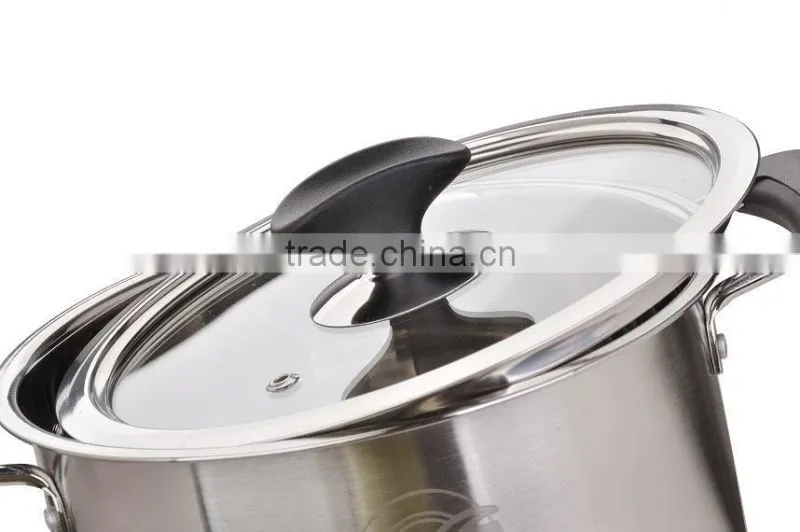 24cm Stainless steel cooking pot soup pot