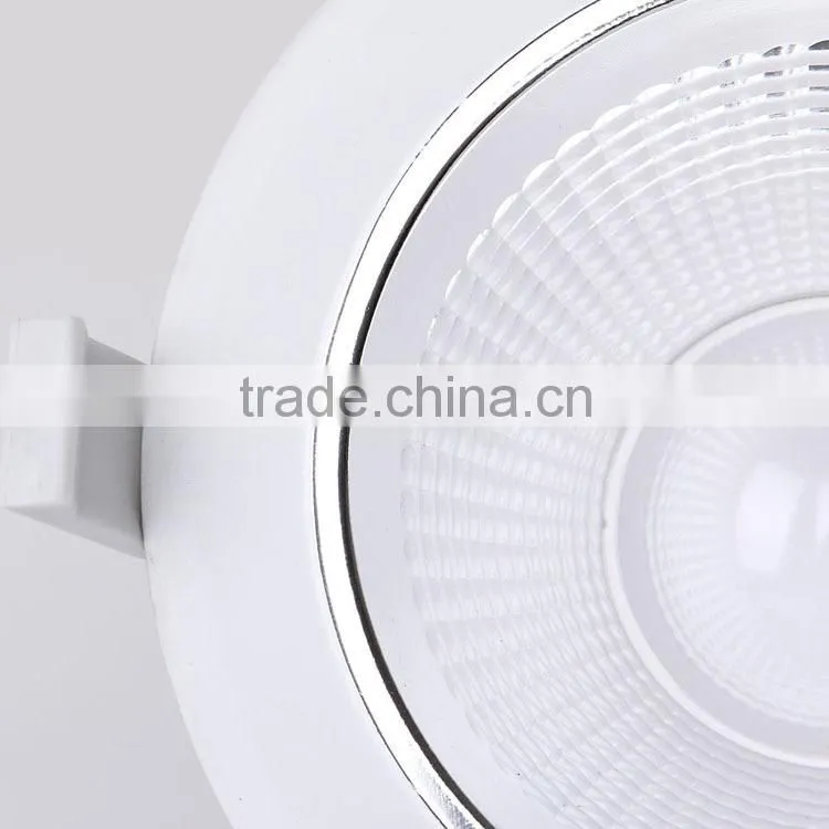 CE SAA C-TICK Anti-glare design UGR<19 dimmable LED COB downlight CRI95 8inch 20W 1500LM