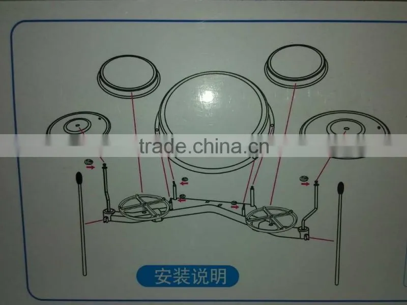 mini plastic drum set toys for kids