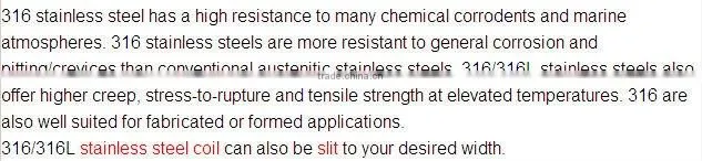 stainless steel plate 316l