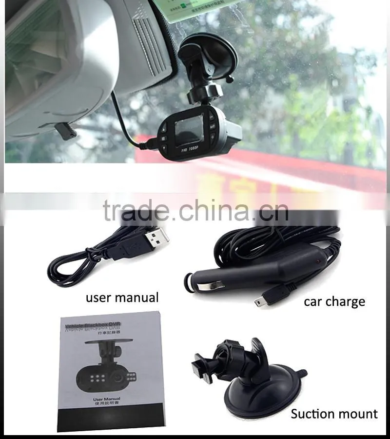 Full HD 1.5" LED 1080p Car Vehicle Black Box Digital Video Recorder G-sensor Camera DVR Night