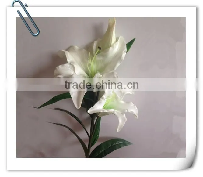 Hight quality wedding decoration PU lily flower