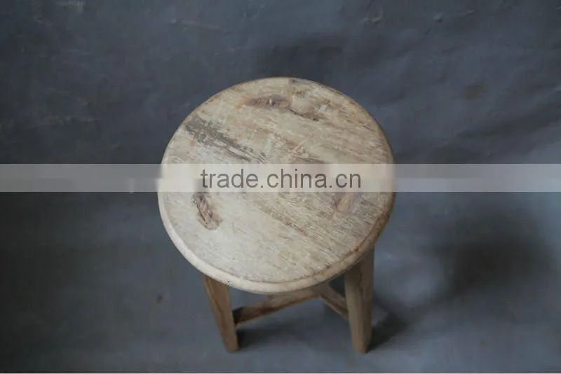 reclaimed solid wood furniture bar stool
