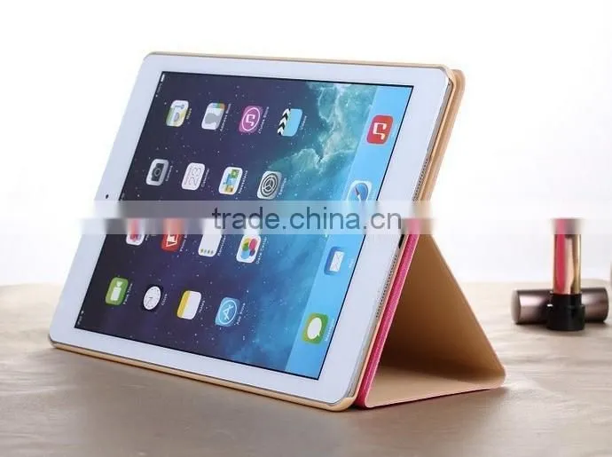 Luxury Leather Ultra Thin Smart Stand Case Cover for iPad Air 2 iPad 6