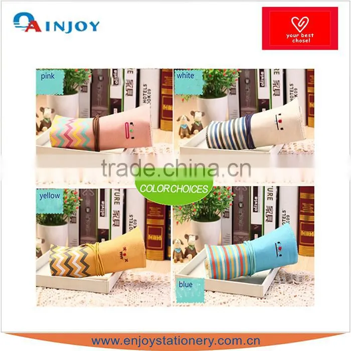 smiling face rolling pencil bag
