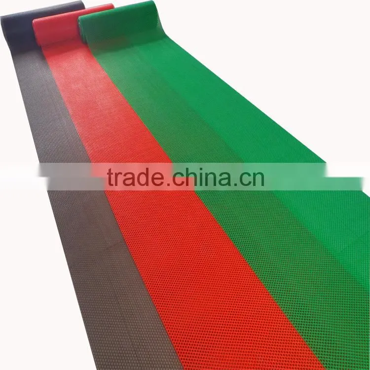 Chinese linyi city factory springy transparent hotel corridor greet guests floor anti slip pvc mat