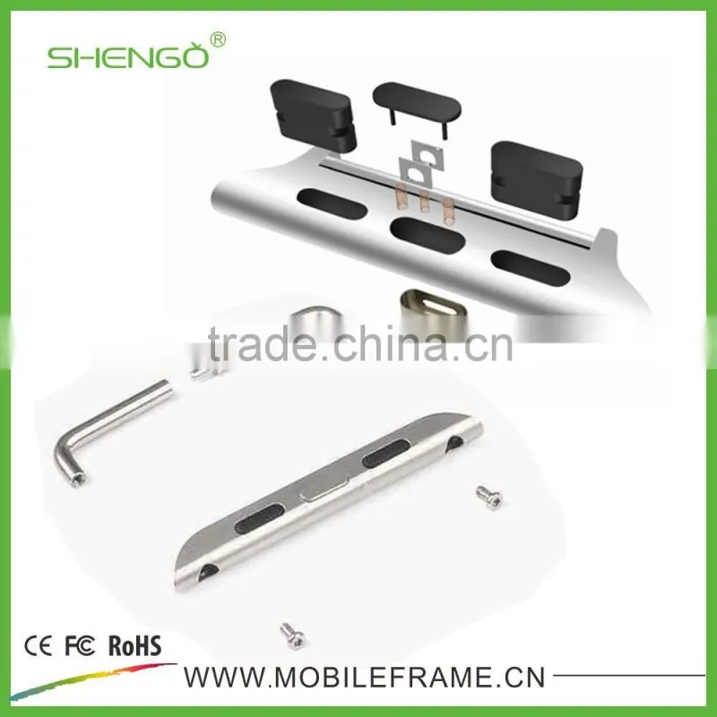Fashion Stainless Steel Metal Strap Watch Band for Apple Watch With Band Adapter